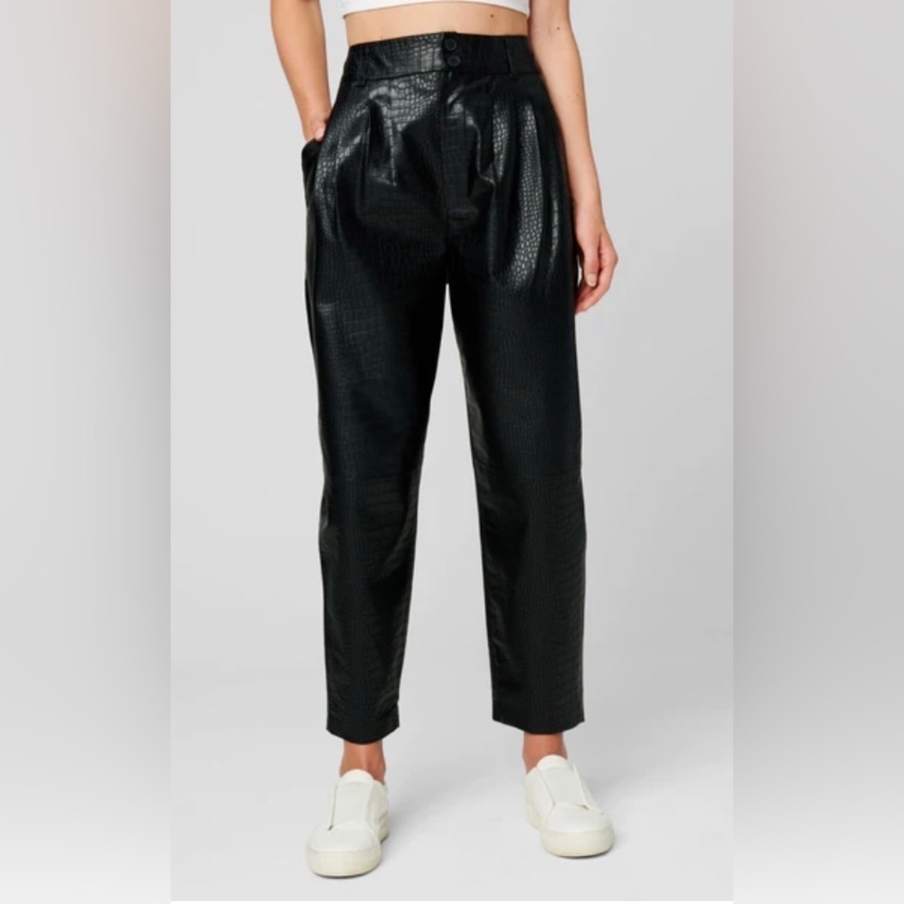 Blank NYC Faux Leather Stay Real Pants Sz 24 NWT